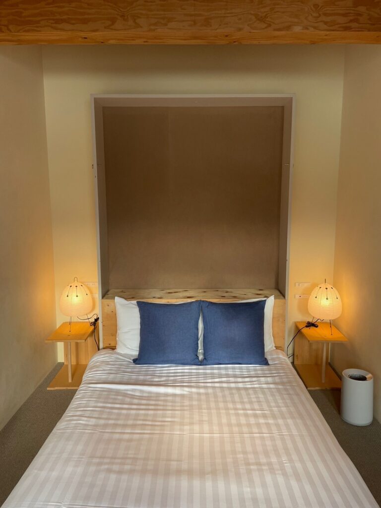 SOIL Setodaホテル客室のベッド